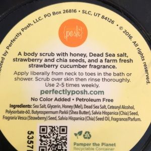 Posh Makeup - Posh cuca chia berry body scrub Posh Makeup - Posh cuca chia berry body scrub